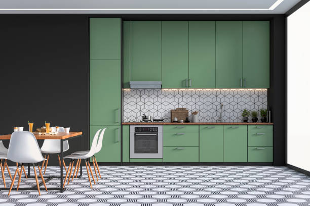Green cabinets | Pucher's Decorating Centers